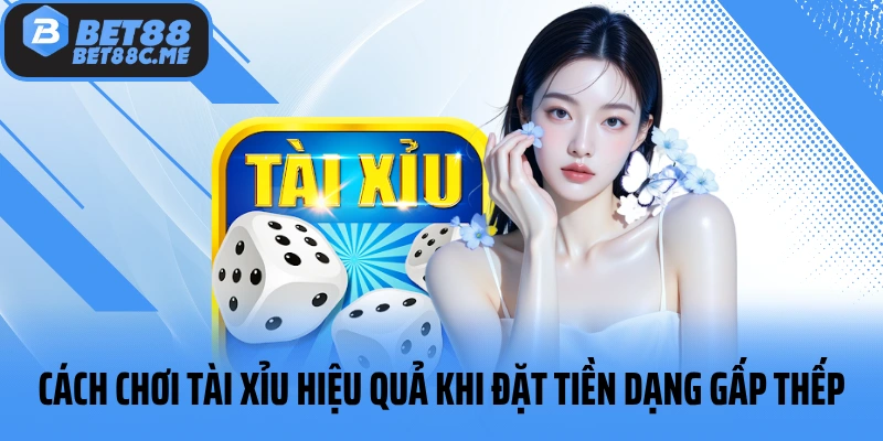 Cách chơi tài xỉu hiệu quả khi đặt tiền dạng gấp thếp